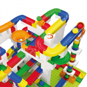 Jucarie Marble Run mega cutie de constructie Hubelino (585 piese) - Img 5