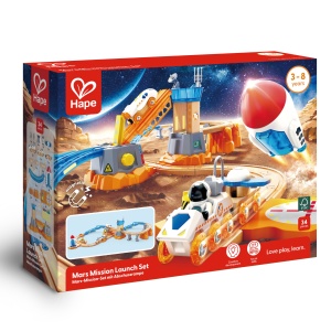 Jucarie pentru copii - Set sina de lansare pe Marte (34 piese)