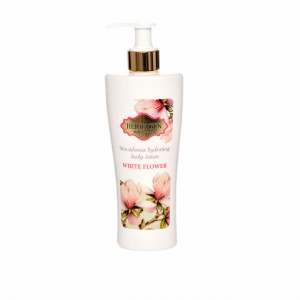 Lapte de corp hidratant White Flower cu ulei de macadamia 200 ml