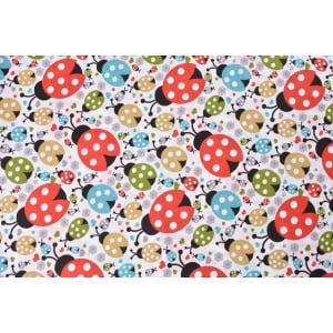 Lenjerie patut 120x60 cm, 3 piese model buburuze - Img 2