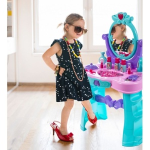 Masuta de machiat de jucarie cu accesorii, MalPlay - Img 4