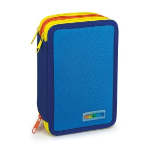 Penar echipat - Color Block Basic cu 3 fermoare (18 markere si 18 creioane colorate) - 13 x 20 x 6.5 cm (12buc/display) - Img 5