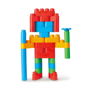 PolyM - Kit de constructor creativ pentru copii (80 piese) - Img 5