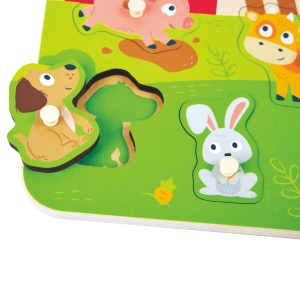 Puzzle din lemn – Animale de la ferma - Img 4
