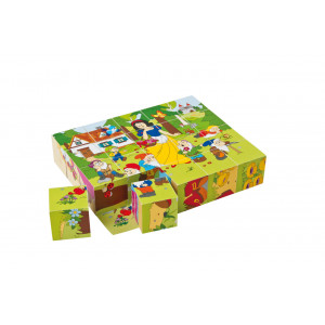 Puzzle din lemn cuburi - Basme 4 x 5 - Img 4