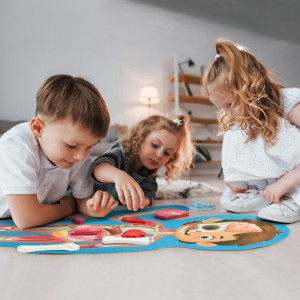 Puzzle pentru copii - Corpul Uman (61 piese) - Img 2