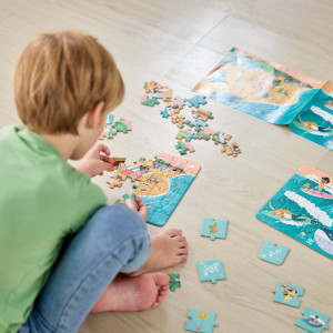 Puzzle pentru copii Prietenii Oceanului (3 in 1) si joc storytelling - Img 4