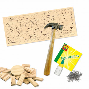 Set creativ - Dinozauri din lemn - Img 2