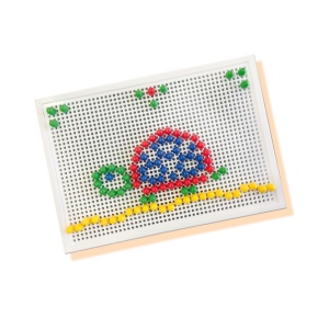 Set creativ mozaic - Tabla de jucarie mozaic cu pini colorati - Img 11