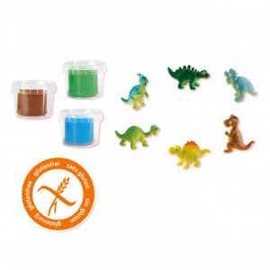 Set creativ pentru copii - Lumea dinozaurilor din plastilina (geanta tematica) - Img 3