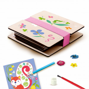 Set de lucru manual cu presa de flori pentru copii - Img 3