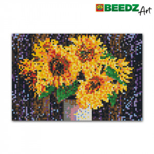 Set margele de calcat Beedz Art - Floarea soarelui - Img 2
