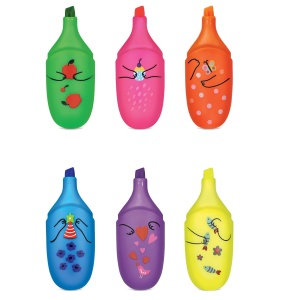 Set marker evidențiator fluo Besty Cats, 6 culori (6 buc/blister, 8 buc/display) - Img 4