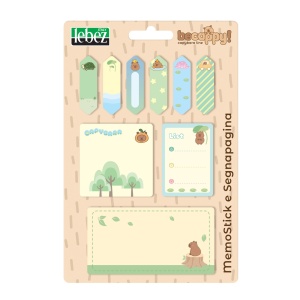 Set memostick si semne de carte Be Cappy din hartie, 4 combinatii (64 blistere/display) - Img 3