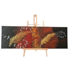 Tablou acrilic Autumn Feathers - Img 1