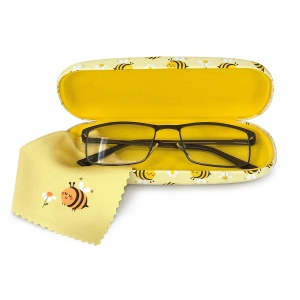 Toc pentru ochelari Nature Party cu laveta din microfibra, 4 modele asortate (8 buc/display) - Img 3