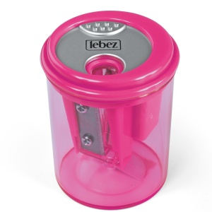 Ascutitoare de creion cu 3 gauri si container transparent, 4 culori (24 buc/display) - Img 2