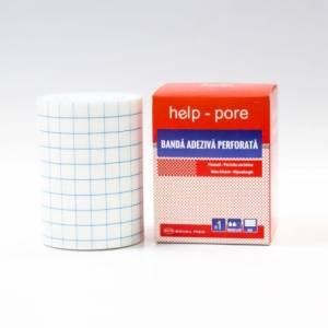 Banda adeziva perforata Help-Pore 15cm x 10m