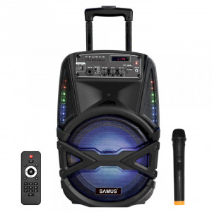Boxa portabila+microfon fara fir SAMUS KARAOKE 8-300W - Img 1