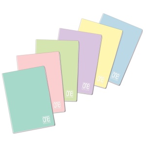 Caiet A4 cu Jolly Page - One Color Pastel, 80 g/m2, 40 pag. (Dictando) - Img 1