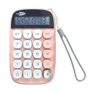 Calculator de birou, 10 Cifre, 9 x 14.5 cm, 2 culori (blister) - Img 2