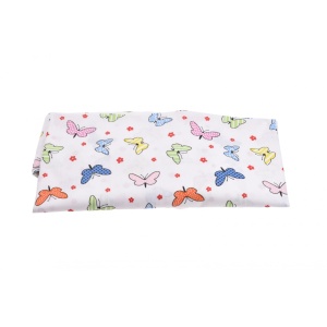 Cearsaf pat 90x200x10 cm bumbac 100% model fluturasi - Img 3