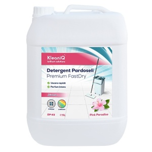 Detergent pardoseli Premium Fast Dry, Pink Paradise, KleaniQ, 5L
