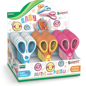 Foarfeca Baby, 11.5 cm din plastic pentru copii mici (24 buc/display) - Img 1