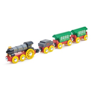 Jucarie – Tren cu aburi retro cu lumini si sunete - Img 4