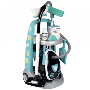 Jucarie Smoby Set curatenie cu troller si aspirator electronic negru - Img 1