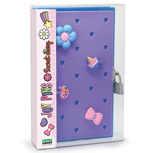 Jurnal Joy Pins, cu decoratiuni 3D, 80 de pagini, 13.5 x 21 cm (6 buc/display) - Img 5