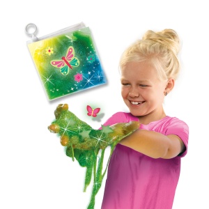 Laborator de slime fosforescent cu sclipici si forme pentru copii - Img 7