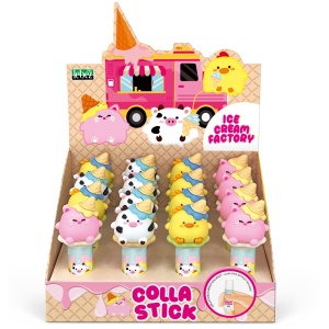 Lipici solid 9 g Ice Cream Factory, 3 modele (16 buc/display)