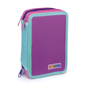 Penar echipat - Color Block Basic cu 3 fermoare (18 markere si 18 creioane colorate) - 13 x 20 x 6.5 cm (12buc/display) - Img 6