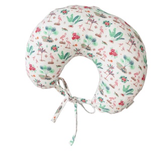 Pernă de Alăptare & Suport Confort - Flamingo Colorați - Img 1