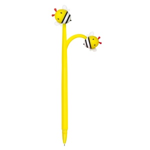 Pix flexibil Bee Friends, cu varf de 0.7 mm, 3 modele asortate (36 buc/display) - Img 2