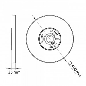 Plafoniera LED SAMUS SLP400-4320LM-36W-4000K - Img 3