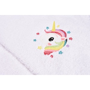 Prosop de baie, bumbac 100%, Model Unicorn, 75x75 cm - Img 2