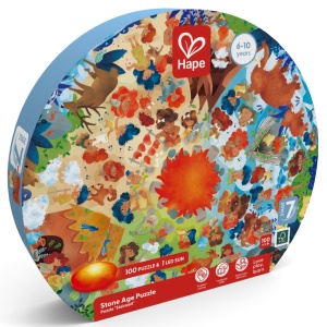 Puzzle copii epoca de piatra, cu lumini led (102 piese) - Img 3