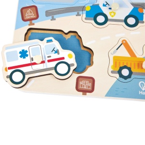 Puzzle din lemn – Vehicule de interventie - Img 3