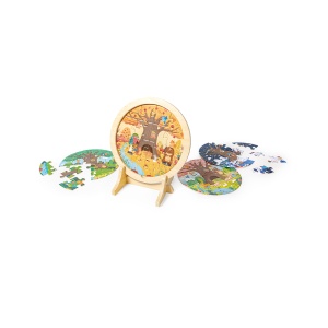 Puzzle din Lemn copii - Set 4 Anotimpuri (10, 12, 16 si 18 piese) - Img 2