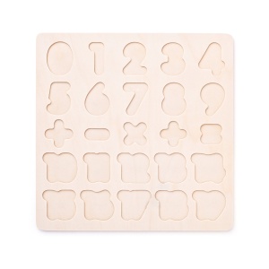 Puzzle din lemn - Matematica, numere - Img 3