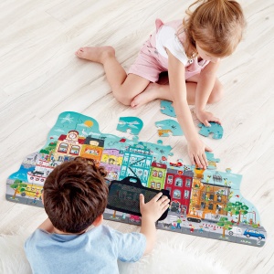 Puzzle pentru copii de podea Orasul animat (49 piese) - Img 7