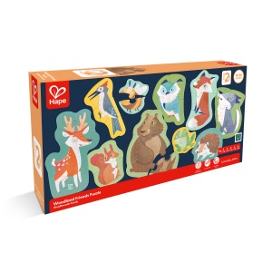 Set 10 puzzle-uri pentru copii cu prietenii padurii (18-36 luni) - Img 2