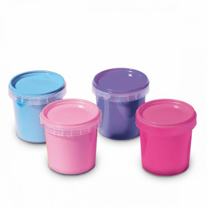 Set acuarele pentru pictat cu degetele 4 x 145 ml. - Img 2