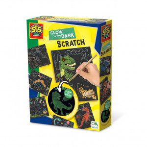 Set creativ – Razuieste Dinozauri Glow-in-the-Dark - Img 1
