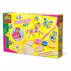 Set creativ - Decoratiuni cu efect de marmura - Img 1