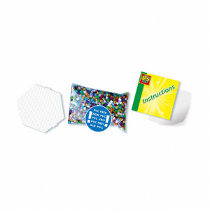 Set creativ - Margele de calcat cu Lumea dinozaurilor pentru copii - Img 2