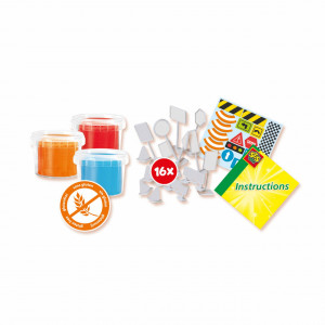 Set creativ pentru copii cu plastilina si semne de circulatie - Img 3