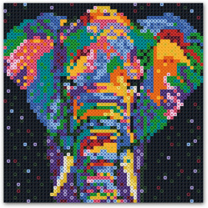 Set margele de calcat Beedz Art - Elefant fantasy - Img 3